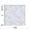 Itsy Bitsy Mini - Blue Jolie Willow - Dollhouse Wallpaper 1:12 Scale - Peel and Stick 12 inches x 18 inches Self-Adhesive view 4