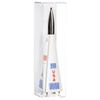Better Display Cases Model Rocket Acrylic Display Case with White Back and Wall Mount (Vertical or Horizontal) - (D04/A021-WB-WM) view 1