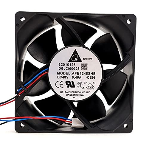 AFB1248SHE 120mm 48V Axial Fan AFB1248SHE 48V 0.40A 12038 Server Cooling Fan