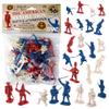 BMC Revolutionary War Plastic Army Men - 34 British, American, French Soldiers view 1