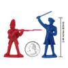 BMC Revolutionary War Plastic Army Men - 34 British, American, French Soldiers view 2