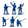 BMC Revolutionary War Plastic Army Men - 34 British, American, French Soldiers view 3