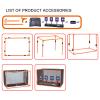 MTISGREAT Electronic Auto Reset Digital Shooting Target with net for Toy Gun Gifts for Kids Boys Girls Age 3+ view 4