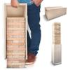SWOOC Games - Giant Tower Game with 3-in-1 Straightener, Table & Storage Box - 90% Faster Set Up with Transforming Box & Straightener - Starts at 2-4ft - Grows to Over 6ft - Large Outdoor Yard Games view 1