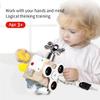Montessori Early Childhood Education Wooden Busy Block (E) view 2