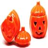 Hobby shop 2 Pcs Dollhouse Miniatures Ceramic Halloween Pumpkin Carved 2.5 cm Decoration Gift Set No. 002 view 2