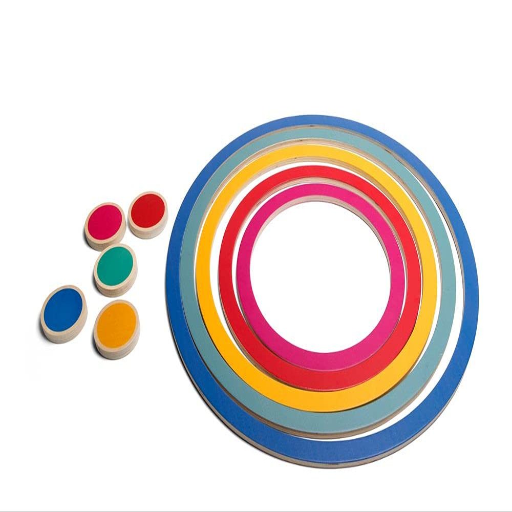 BS Toys GA395 5 Ring Games, Mix