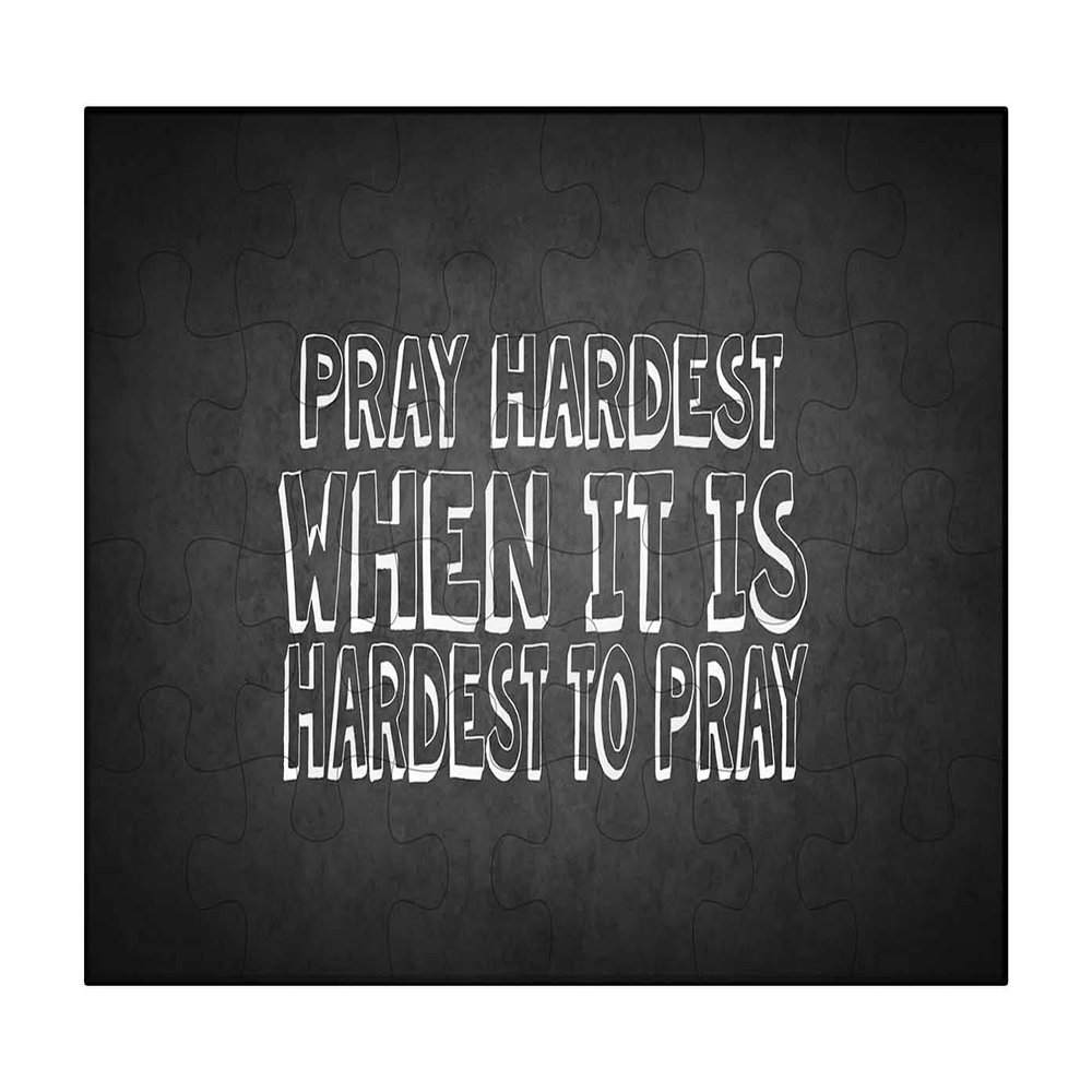 Makoroni - Pray Hardest When IT is Hardest to Pray - Jigsaw Puzzle 30 pcs, DesE30