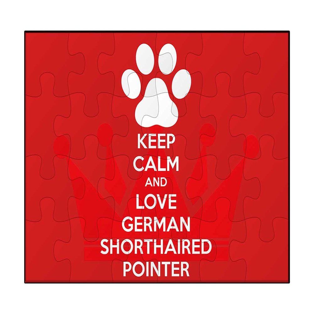 Makoroni - Keep Calm and Love German Shorthaired Pointer - Jigsaw Puzzle 30 pcs, DesC64