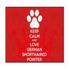 Makoroni - Keep Calm and Love German Shorthaired Pointer - Jigsaw Puzzle 30 pcs, DesC64 view 1