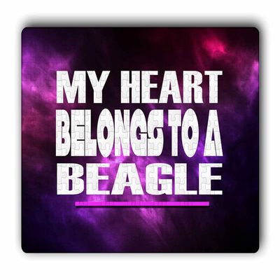 Makoroni - My Heart Belongs to A Beagle - Jigsaw Puzzle 252 pcs, DesD55
