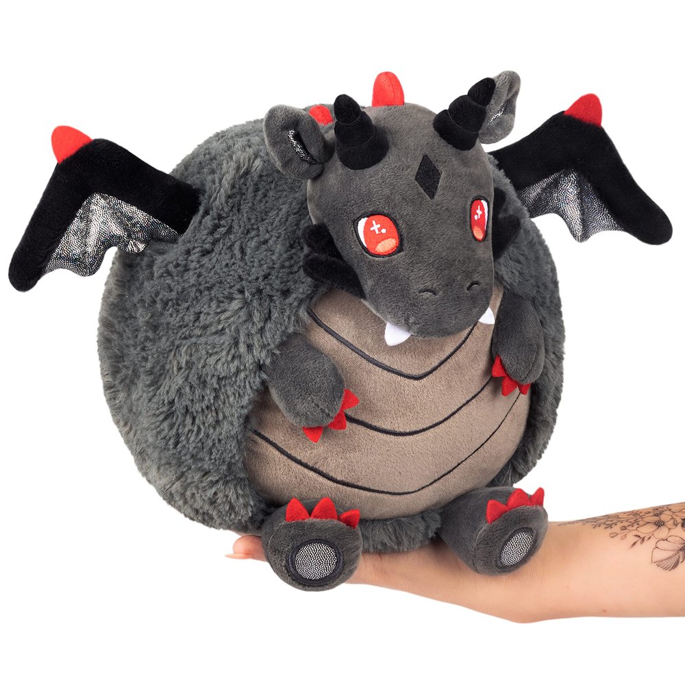 Squishable - Mini Shadow Dragon - Spooky Collection - 11 in - Soft Toy Collectible Stuffed Animal