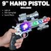 ArtCreativity Light Up Space Blaster Toy Gun for Kids, Super Ray Gun Blaster with Colorful Flashing LEDs and Sound, 9 Inch Hand Pistol with Batteries Included, Really Cool Play Gun for Boys and Girls view 2