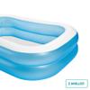 Intex - 3-Person Oblong Rectangular Pool, 203x152x48cm, 264 Gallons, Black (57180) view 3