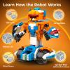 Apitor Robot X Robot Building Kit, 12-in-1 Programmable APP Remote Control RC Car, STEM Robotics Coding Set, Educational Birthday Gifts for Boys Girls Kids Ages 8-12 (600 Pieces) view 4