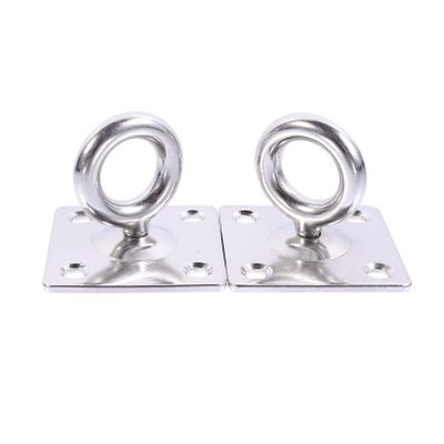 2pcs Fixed Grommet Plate Ceiling Hook Wall Mount Hook Suspension Ceiling Hanger Metal Clip Hook Heavy Duty Hook Wall Ceiling Mount Bracket Eye Plate Hook Sandbag Hook