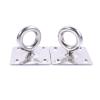 2pcs Fixed Grommet Plate Ceiling Hook Wall Mount Hook Suspension Ceiling Hanger Metal Clip Hook Heavy Duty Hook Wall Ceiling Mount Bracket Eye Plate Hook Sandbag Hook view 1