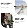 2pcs Fixed Grommet Plate Ceiling Hook Wall Mount Hook Suspension Ceiling Hanger Metal Clip Hook Heavy Duty Hook Wall Ceiling Mount Bracket Eye Plate Hook Sandbag Hook view 4