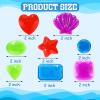 24 Pieces Big Dive Gem Pool Toys, Colorful Big Sinking Diving Gems Dive Crystals, Summer Underwater Swimming Toy Set for Games Pool Use view 2