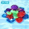 24 Pieces Big Dive Gem Pool Toys, Colorful Big Sinking Diving Gems Dive Crystals, Summer Underwater Swimming Toy Set for Games Pool Use view 4