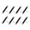 YUNSI Creative Handles 8pcs Cabinet Handles Handmade Leather Dresser Drawer Knobs Pulls Door Handle Kitchen Pulls Knob Hardware Handle view 2