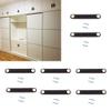 YUNSI Creative Handles 8pcs Cabinet Handles Handmade Leather Dresser Drawer Knobs Pulls Door Handle Kitchen Pulls Knob Hardware Handle view 3
