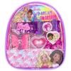 Barbie - Townley Girl Backpack Cosmetic Makeup Gift Bag Set includes Hair Accessories and Printed PVC Back-pack for Kids Girls, Ages 3+ perfect for Parties, Sleepovers and Makeovers view 1
