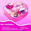 Barbie - Townley Girl Backpack Cosmetic Makeup Gift Bag Set includes Hair Accessories and Printed PVC Back-pack for Kids Girls, Ages 3+ perfect for Parties, Sleepovers and Makeovers view 3