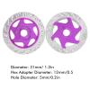 4PCS RC Universal Brake Disc Aluminum RC Car Brake Disc Metal Hex Adapter for 1/10 Remote Control Car Model Car() view 3
