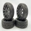 1/8 1/7 GT C3 BLX R8 801GTX BMT ZD EX-07 Brushless 6S/8S Rally Car Wheels/Tires x4 for Cen Racing FTX Supaforza GT FSR DT HB KYOSHO GT8 LOSI ARRMA Serpent MJX 7303 C3 XRAY RX8 HoBao VTE2 Traction GT3 view 1