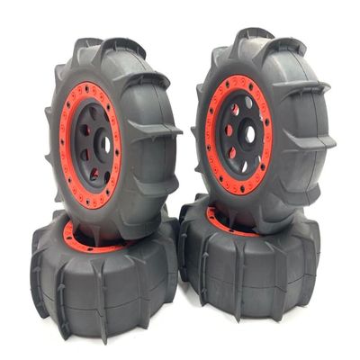 1/8 1/7 Beach/snow shore COURSE Desert Off Road Buggy Wheels/Tires 4pcs for YIKONG TRAXXAS UDR ARRMA MOJAVE KRATON 6S FTX DR8 FS RACING ATOM HobbyTech LOSI
