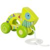 Orange Tree Toys: Pull Along: Chameleon - Wooden Toy, Colorful Wheeled Character, Encourage First Steps, FSC Certified, Toddler & Kids Ages 1+ view 1