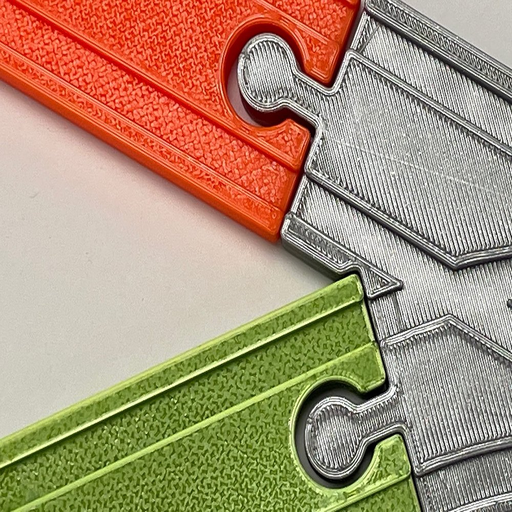 Serial Variety Multicolor Train Track and Switches Set