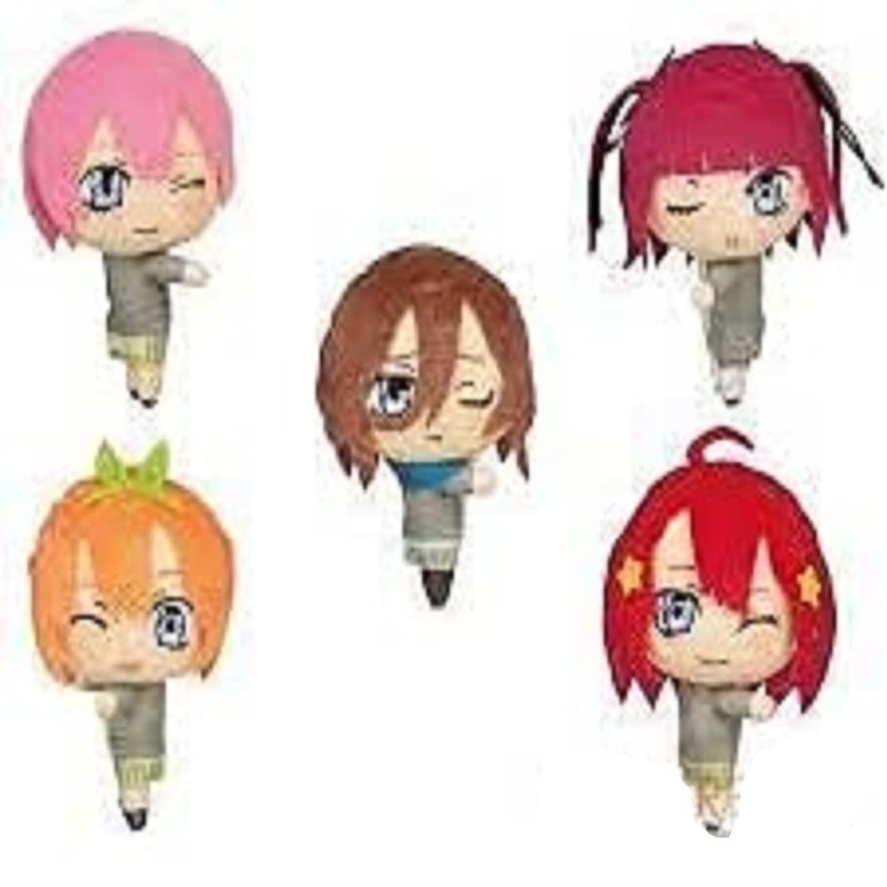 Banpresto 5 Sets The Quintessential Quintuplets Hopepita Stuffed Soft Plush