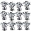 Metallic Balloon Weights, Birthday Party Favors, Novelty and Gag Gifts, 5.5" Inches, 12-Pack (Silver) view 1