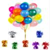 Metallic Balloon Weights, Birthday Party Favors, Novelty and Gag Gifts, 5.5" Inches, 12-Pack (Silver) view 4