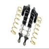 Aluminum Front L-Shape Piggy Back Spring Dampers 177mm For Arrma 1:5 KRATON 8S BLX-ARA110002 / KRATON EXB Roller-ARA5208-4Pc Set Black view 1
