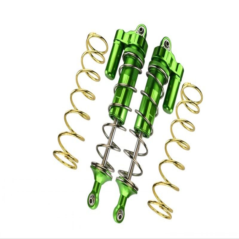 Aluminum Front L-Shape Piggy Back Spring Dampers 177mm for Arrma 1:5 KRATON 8S BLX-ARA110002 / KRATON EXB Roller-ARA5208-4Pc Set Green