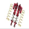 Aluminum Front L-Shape Piggy Back Spring Dampers 177mm For Arrma 1:5 KRATON 8S BLX-ARA110002 / KRATON EXB Roller-ARA5208-4Pc Set Red view 1