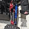 Aluminum Rear L-Shape Piggy Back Spring Dampers 187mm For Arrma 1:5 KRATON 8S BLX/OUTCAST 8S BLX/KRATON EXB Roller - 4Pc Set Black view 3