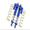 Aluminum Front L-Shape Piggy Back Spring Dampers 177mm For Arrma 1:5 KRATON 8S BLX-ARA110002 / KRATON EXB Roller-ARA5208-4Pc Set Blue view 1