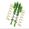 Aluminum Rear L-Shape Piggy Back Spring Dampers 187mm For Arrma 1:5 KRATON 8S BLX/OUTCAST 8S BLX/KRATON EXB Roller - 4Pc Set Green view 1