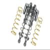 Aluminum Rear L-Shape Piggy Back Spring Dampers 187mm For Arrma 1:5 KRATON 8S BLX/OUTCAST 8S BLX/KRATON EXB Roller - 4Pc Set Silver view 1