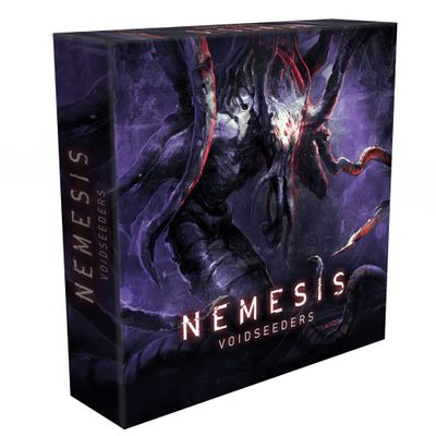 Nemesis Voidseeders Board Game Expansion - New Alien Race & Mechanics! Terrifying Miniatures Compatible with Classic & Lockdown, Ages 14+, 1-5 Players, 1-2 Hour Playtime, Made by Rebel Studio