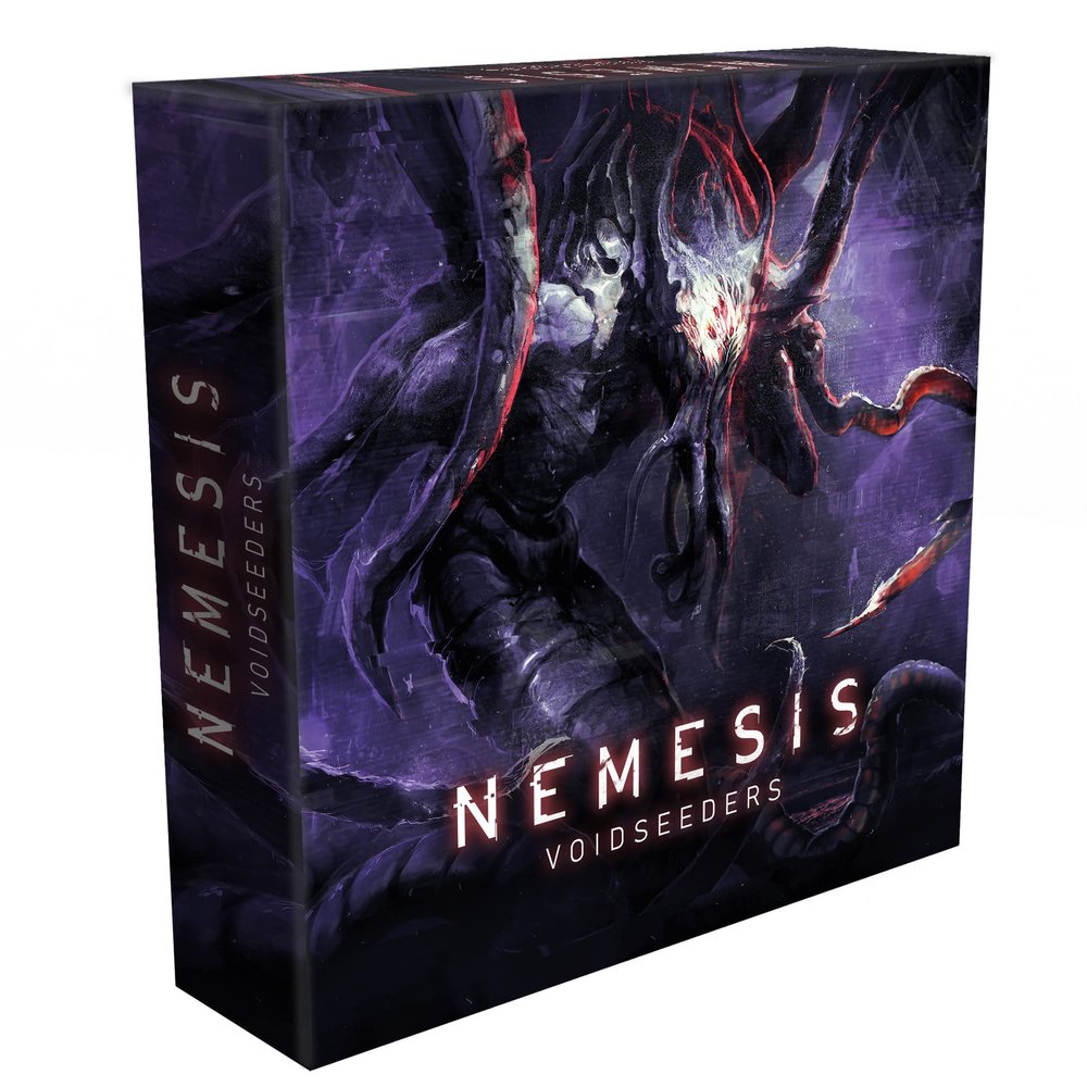 Nemesis Voidseeders Board Game Expansion - New Alien Race & Mechanics! Terrifying Miniatures Compatible with Classic & Lockdown, Ages 14+, 1-5 Players, 1-2 Hour Playtime, Made by Rebel Studio
