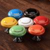 YUNSI Creative Handles 1pc Round Cabinet Knobs Ceramic Furniture Handles Door Drawer Cupboard Wardrobe Pull Handle Furniture Home Kitchen Accessories Hardware Handle (Color : Green) view 3