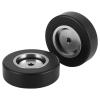 RC Drift Tire, RC Tire for D12 Metal RC Drift Tire Aluminum Alloy 2 Screws 2 Colors of Tires for RC Truck(Silver) view 1