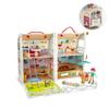 Hape Pony Ranch Barn Stable Club Playset Doll House with 2 Levels and Easy Carry Handle for Kids Ages 3 Years and Up view 2