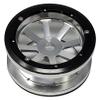 NHX RC 2.2'' Aluminum Beadlock Crawler Wheels Rims 8 Spoke : Silver/Black 4pcs view 4