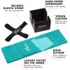 Quiver Time Teal Citadel Deck Block for Magic: the Gathering Cards - 100+ TCG Card Deckbox, Commander MTG Deck Box for Cards, Dice & Tokens, Custom Divider, Magnetic Closure view 3